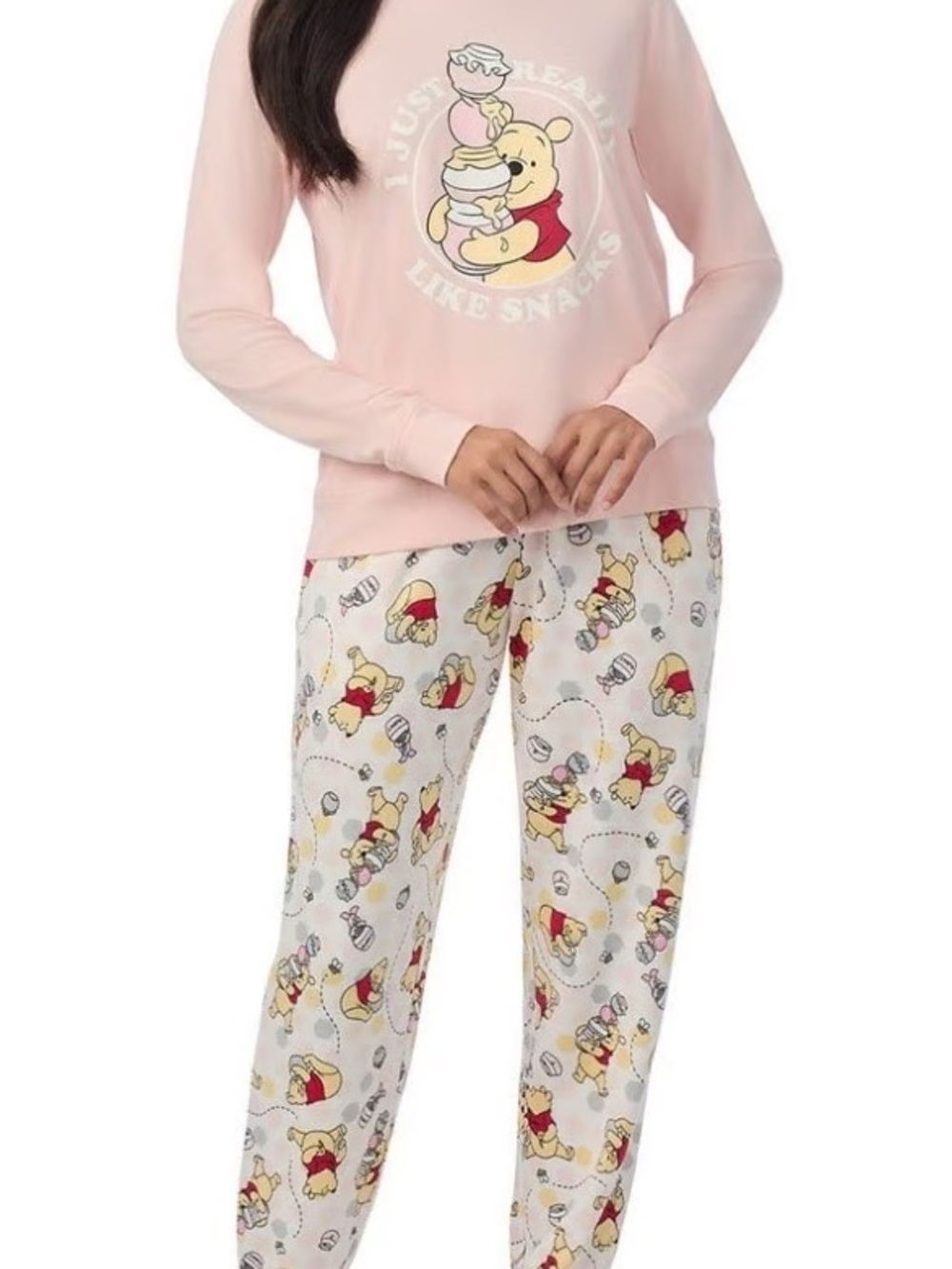 Disney Pink Winnie the Pooh Women's Pajama Set